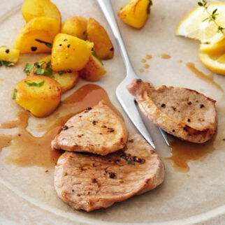 Karamellisierte Zitronenschnitzelchen