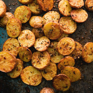 Gebackene Blechkartoffeln Gebackene Blechkartoffeln