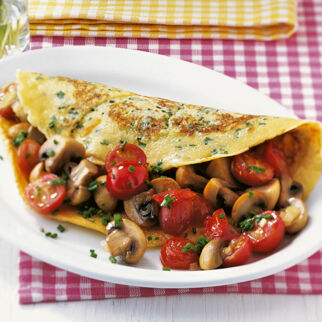 Schnittlauch-Pfannkuchen Schnittlauch-Pfannkuchen