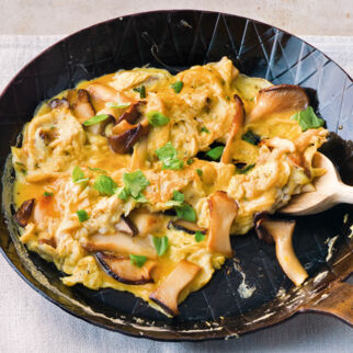 R&uuml;hrei mit Kr&auml;uterseitlingen