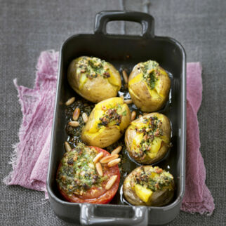 Kartoffeln mit Rucolapesto Kartoffeln mit Rucolapesto