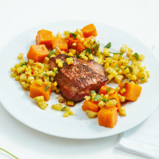 Hüftsteaks karibische Art