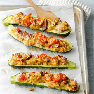 Gefüllte Zucchini Gefüllte Zucchini