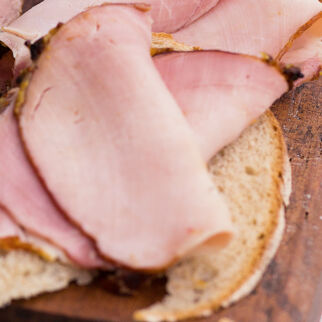 Kassler mit Senf-Honig-Kruste Kassler mit Senf-Honig-Kruste