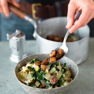 Mangold-Kastanien-Pasta Mangold-Kastanien-Pasta