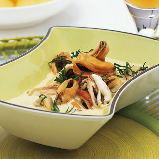 Muscheln in Bier-Senf-Sauce Muscheln in Bier-Senf-Sauce