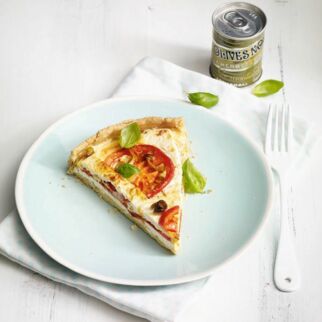 Tomatenquiche mit Feta Tomatenquiche mit Feta