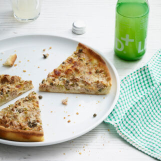 Thunfischquiche mit Frühlingszwiebeln Thunfischquiche mit Frühlingszwiebeln