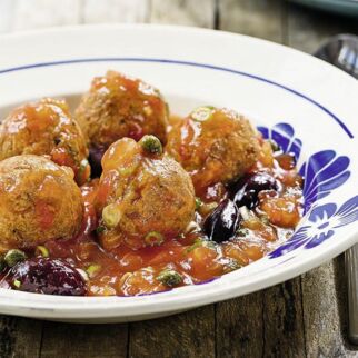 Tofubällchen in Tomatensauce Tofubällchen in Tomatensauce