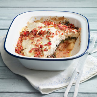 Überbackene Schollenfilets Überbackene Schollenfilets