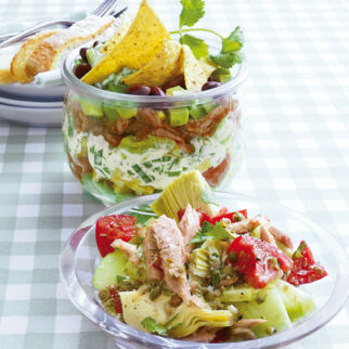 Tex-Mex-Schichtsalat