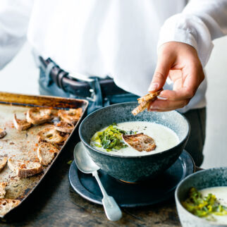 Caesar-Salad-Suppe Caesar-Salad-Suppe