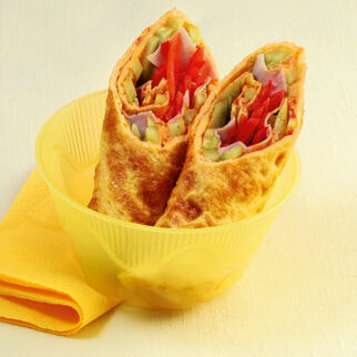 Omelett-Wrap Omelett-Wrap