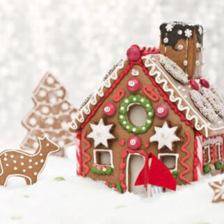 Buntes Lebkuchenhaus Buntes Lebkuchenhaus