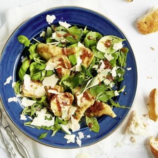 Artischocken auf Salat Artischocken auf Salat