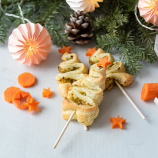 Blätterteig-Tannenbäume Blätterteig-Tannenbäume