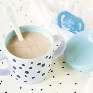 Birne-Melonen-Reis-Brei Birne-Melonen-Reis-Brei