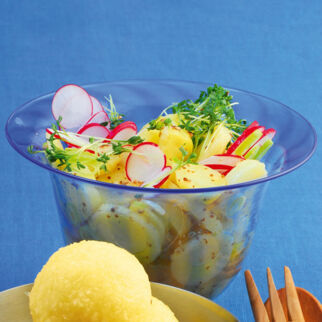 Kartoffelsalat mit Radieschen