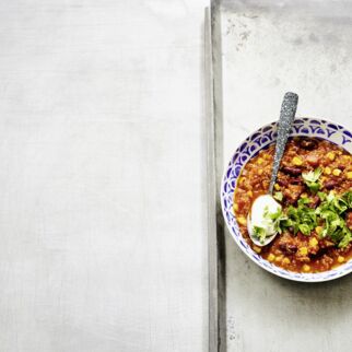 Quinoa-Chili sin Carne