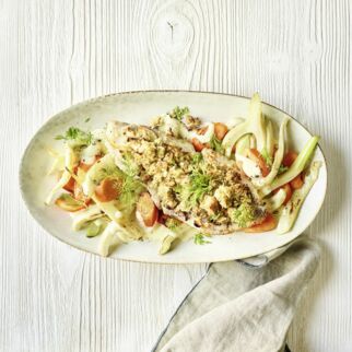 Fischfilet mit Senfkruste Fischfilet mit Senfkruste