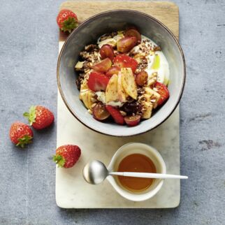 Erdbeer-Leinöl-Quark Erdbeer-Leinöl-Quark