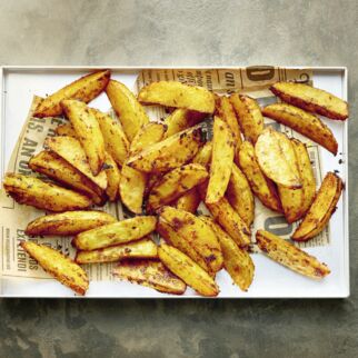 Knusprige Kartoffelspalten Knusprige Kartoffelspalten