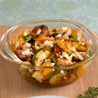 Ratatouille mit Schafkäse Ratatouille mit Schafkäse