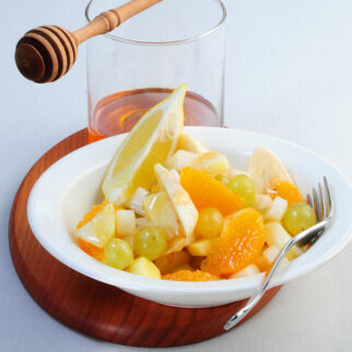 Obstsalat mit Honig Obstsalat mit Honig