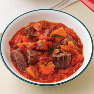 Lamm mit Kürbis Lamm mit Kürbis