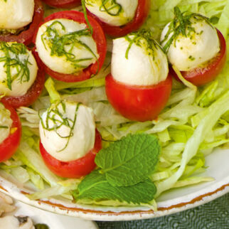 Gefüllte Kirschtomaten Gefüllte Kirschtomaten