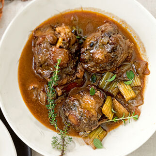 Ochsenschwanz in Lagrein Ochsenschwanz in Lagrein