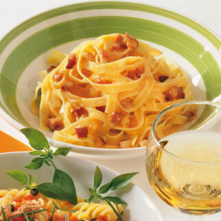 Tagliatelle Carbonara Tagliatelle Carbonara