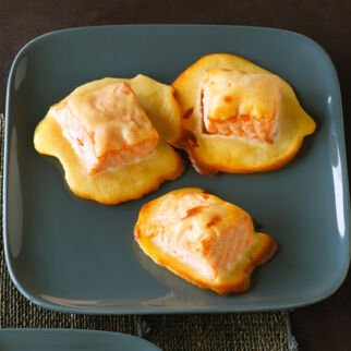 Lachs im Knuspermantel Lachs im Knuspermantel