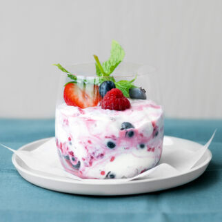 Sommerliches Quarkdessert Sommerliches Quarkdessert