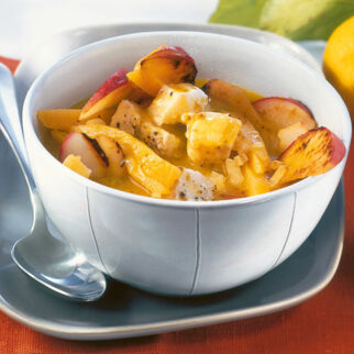 Fisch-Apfel-Curry