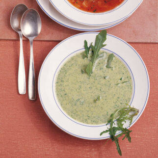 Rucolacremesuppe Rucolacremesuppe
