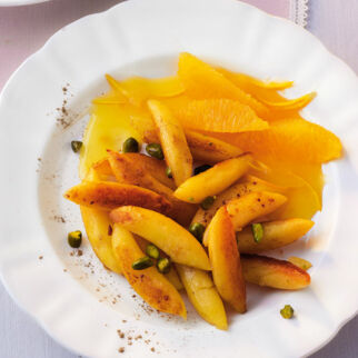 Schupfnudeln mit Orangensauce