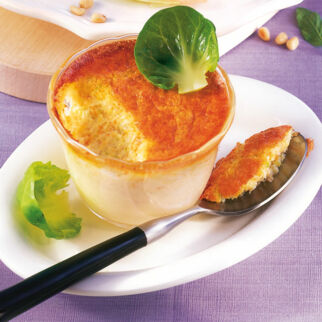 Rosenkohl-Möhren-Flan Rosenkohl-Möhren-Flan