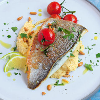 Dorade mit Kichererbsenpüree Dorade mit Kichererbsenpüree