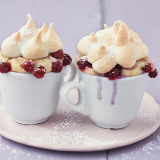 Johannisbeerkuchen mit Baiser