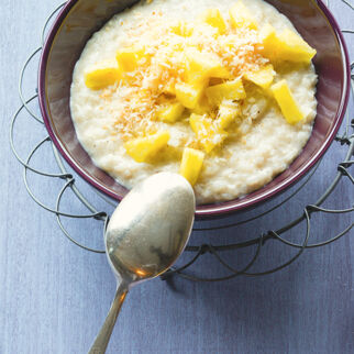 Kokosreis mit Ananas Kokosreis mit Ananas