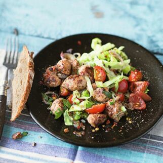 Krautwok mit Wurst Krautwok mit Wurst