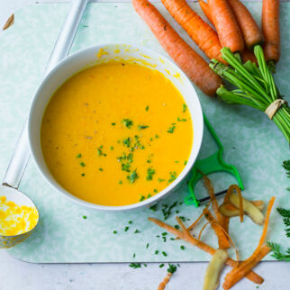 Möhren-Ingwer-Suppe Möhren-Ingwer-Suppe