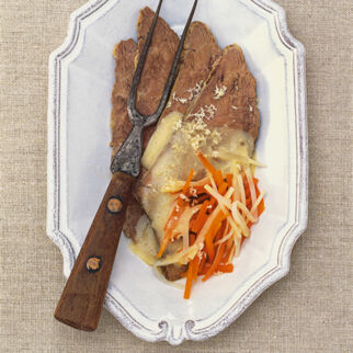 Tellerfleisch mit Meerrettichsauce