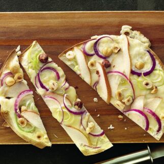 Schneller Zwiebel-Flammkuchen Schneller Zwiebel-Flammkuchen