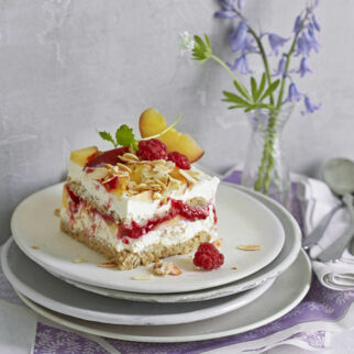 Pfirsich-Melba-Tiramisu Pfirsich-Melba-Tiramisu