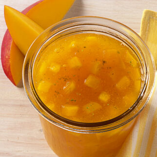 Mango-Limetten-Konfitüre Mango-Limetten-Konfitüre