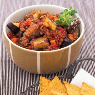 Auberginen con carne Auberginen con carne