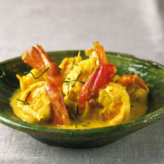 Riesengarnelen in Kokos-Limetten-Sauce Riesengarnelen in Kokos-Limetten-Sauce