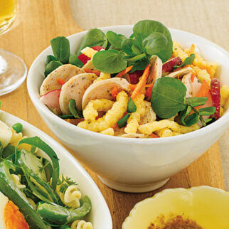 Spätzle-Weißwurst-Salat Spätzle-Weißwurst-Salat